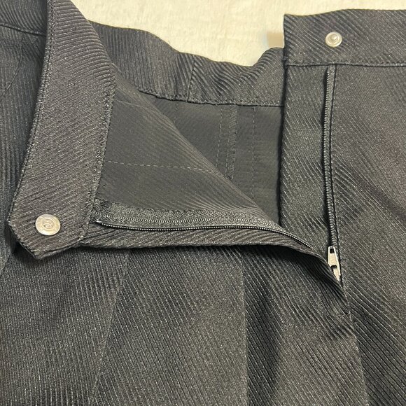 H&M Divided Pleated Mini Skirt Black Tennis Cheer Skirt Ribbon Trim Size 8 - Picture 4 of 9